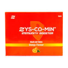 Zys Co Min Immunity Booster Mouth Melt Tablet Orange